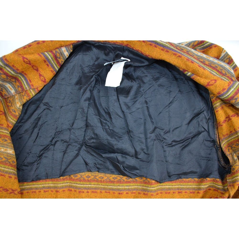GSL‎ Vintage Blazer Women's M Southwestern Aztec Wool Blend USA - Picture 12 of 16